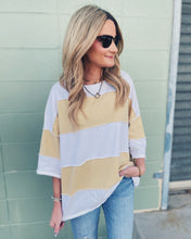 Load image into Gallery viewer, FREE PEOPLE: MADDIE TEE - IVORY COMBO
