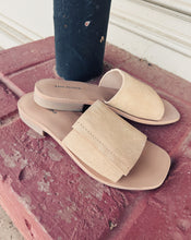 Load image into Gallery viewer, FREE PEOPLE: VERONA SLIDE SANDAL OILED SILT SUEDE
