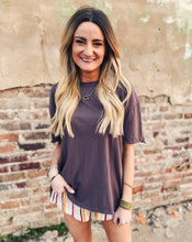 Load image into Gallery viewer, FREE PEOPLE: NINA TEE - MOCHACCINO
