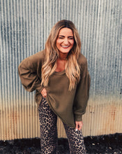 Load image into Gallery viewer, FREE PEOPLE: COAST 2 COAST THERMAL - OLIVE
