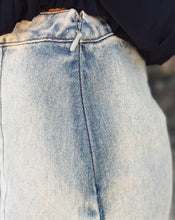 Load image into Gallery viewer, SADIE &amp; SAGE: METROPOLIS DENIM SKIRT - MID WASH
