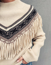 Load image into Gallery viewer, Z SUPPLY: NORTH FRINGE SWEATER - STONE
