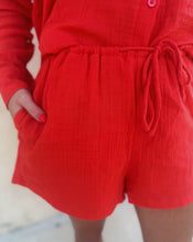 Load image into Gallery viewer, Z SUPPLY: DAYLIGHT AIRY SHORTS - LYCHEE
