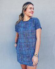 Load image into Gallery viewer, STEVE MADDEN: RIA DRESS - BLUE MULTI
