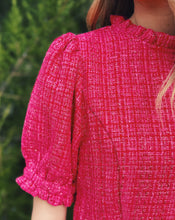 Load image into Gallery viewer, CANDY TWEED DRESS DRESS - PINK
