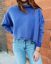 Load image into Gallery viewer, FREE PEOPLE: MY GIRL PULLOVER - BLUE BEAM
