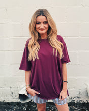 Load image into Gallery viewer, FREE PEOPLE: NINA TEE - MAROON
