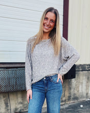 Load image into Gallery viewer, SADIE &amp; SAGE: BILLIE DOLMAN SLEEVE TOP - CHOCOLATE
