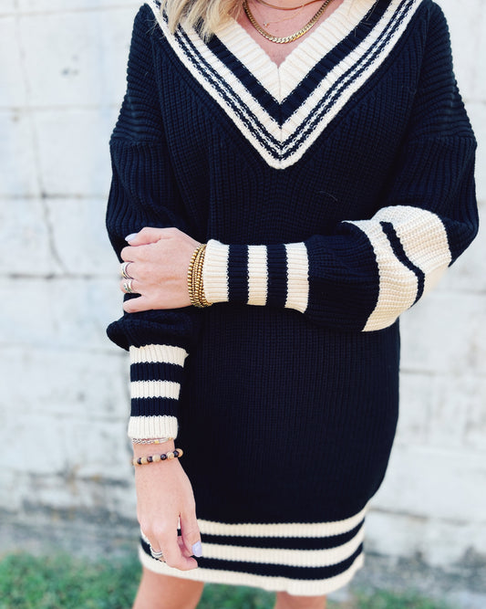 BB DAKOTA Stripe Hype Sweater