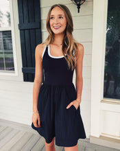 Load image into Gallery viewer, STEVE MADDEN: TOTTENHAM DRESS - BLACK/WHITE
