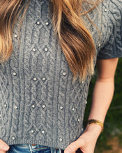 Load image into Gallery viewer, TWINKLE KNIT SWEATER - GREY
