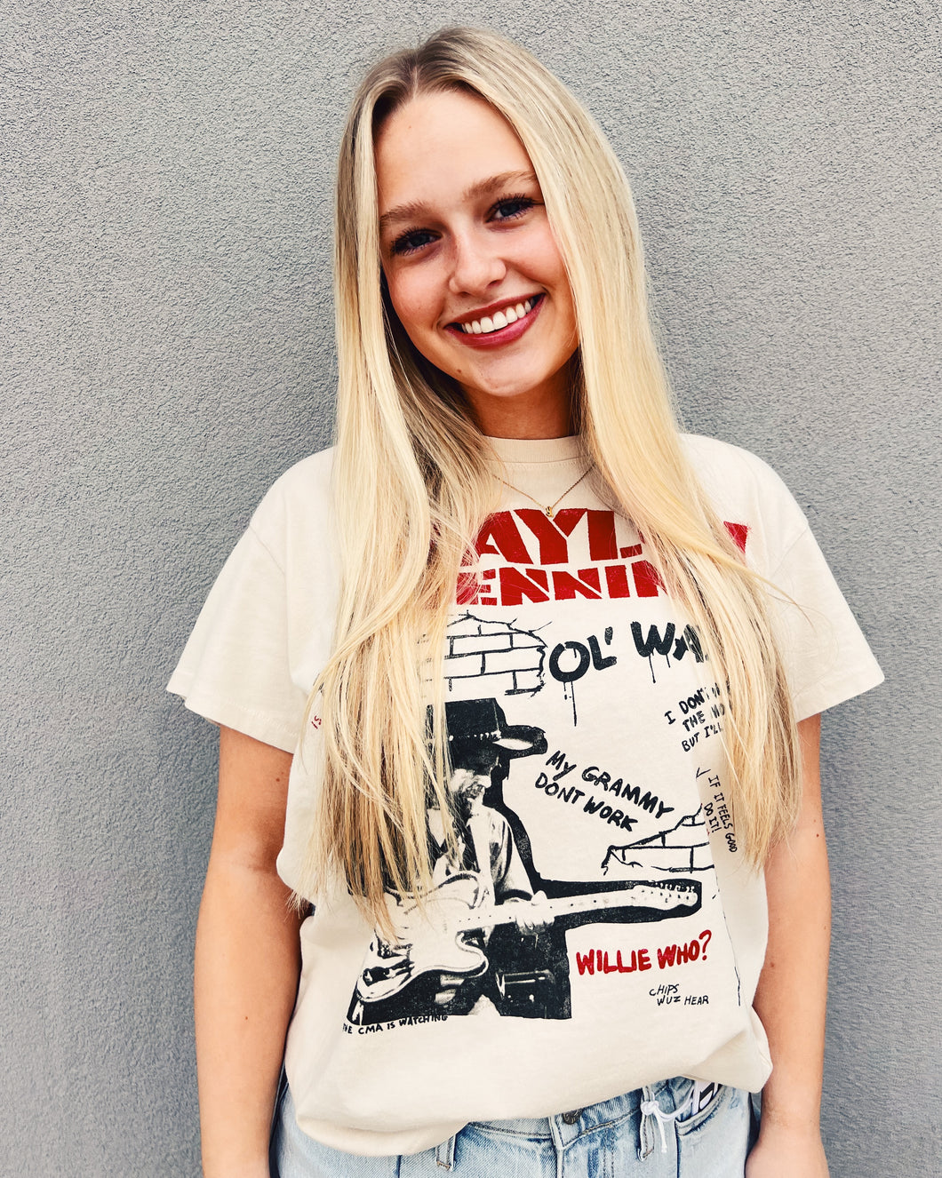 DAYDREAMER: TOUR TEE - WAYLON JENNINGS OL' WAYLON TOUR