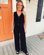 Load image into Gallery viewer, Z SUPPLY: SCOUT JERSEY CROP PANT - TRUE BLACK
