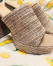 Load image into Gallery viewer, BC FOOTWEAR: WE FOUND LOVE PLATFORM SANDAL - RAFFIA
