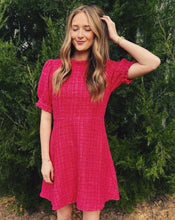 Load image into Gallery viewer, CANDY TWEED DRESS DRESS - PINK
