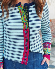 Load image into Gallery viewer, FREE PEOPLE: NOA CARDI - BLUE POP COMBO
