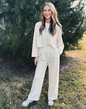 Load image into Gallery viewer, SADIE &amp; SAGE: RELAXED STAY SWEATPANTS - IVORY
