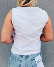 Load image into Gallery viewer, STEVE MADDEN: ALIZA TOP - WHITE
