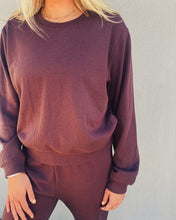 Load image into Gallery viewer, Z SUPPLY: CLASSIC CREW SWEATSHIRT - DARK TRUFFLE
