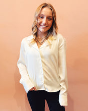 Load image into Gallery viewer, Z SUPPLY: ANA SATIN TOP - CLOUD
