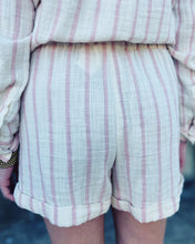 Load image into Gallery viewer, Z SUPPLY: MORNING STRIPE SHORT - BONE
