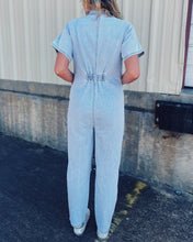 Load image into Gallery viewer, STEVE MADDEN: EIRA JUMPSUIT - STONE WASH BLUE
