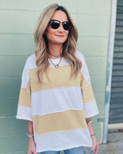 Load image into Gallery viewer, FREE PEOPLE: MADDIE TEE - IVORY COMBO
