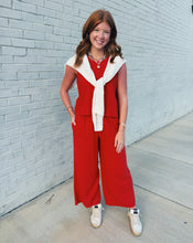 Load image into Gallery viewer, Z SUPPLY: SCOUT LINEN PANT - CHILI PEPPER
