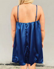 Load image into Gallery viewer, MIDNIGHT BUBBLE DRESS - NAVY
