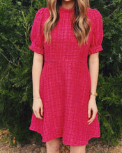 Load image into Gallery viewer, CANDY TWEED DRESS DRESS - PINK

