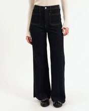 Load image into Gallery viewer, DAZE: FAR OUT HIGH RISE WIDE LEG - RINSE
