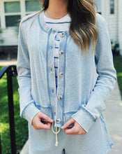 Load image into Gallery viewer, Z SUPPLY: DAILY KNIT DENIM CARDIGAN

