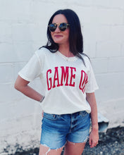 Load image into Gallery viewer, Z SUPPLY: GAME ON BOYFRIEND TEE - SEA SALT
