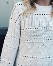 Load image into Gallery viewer, Z SUPPLY: CENTO CABLE KNIT SWEATER - WARM WHITE
