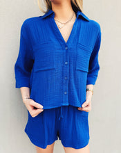 Load image into Gallery viewer, Z SUPPLY: HELENA SHIRT - NAUTICAL (L)
