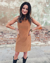 Load image into Gallery viewer, SADIE &amp; SAGE: FIRST EDITION MINI DRESS - CAMEL
