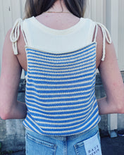 Load image into Gallery viewer, FREE PEOPLE: CLAIRE TANK - GRANADA SKY COMBO
