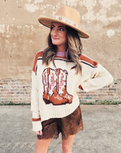 Load image into Gallery viewer, BOHO RODEO CHUNKY SWEATER - IVORY
