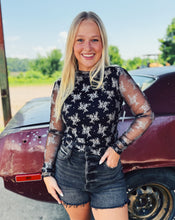 Load image into Gallery viewer, FREE PEOPLE: TWO TONE LADY LUXE TOP - BLACK COMBO
