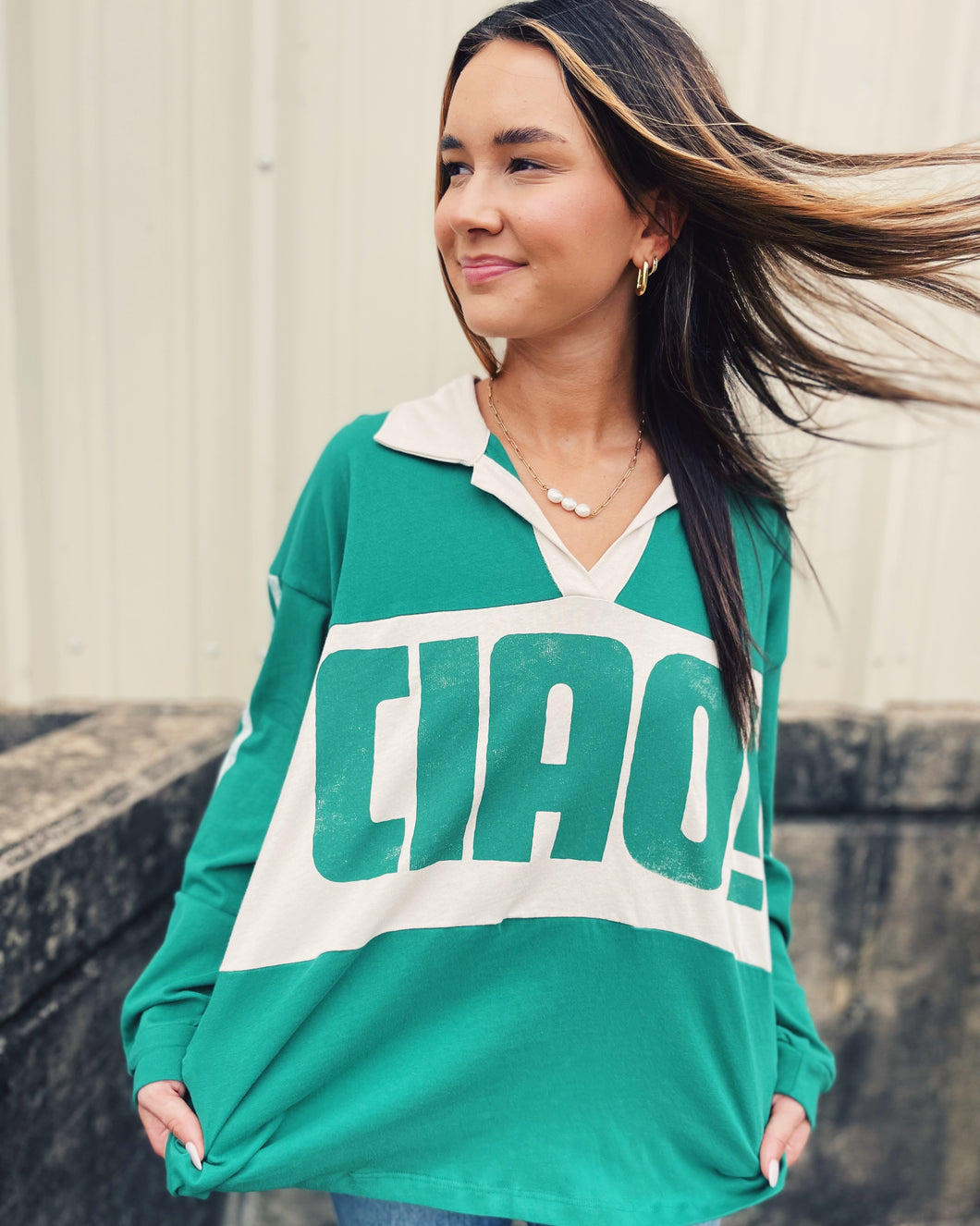 DAYDREAMER: RUGBY LONG SLEEVE - CAIO! JADE