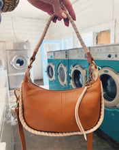Load image into Gallery viewer, HOBO: MIA CRESCENT SMALL HOBO - WARM CASHEW
