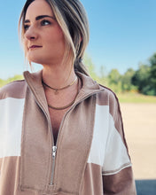 Load image into Gallery viewer, STRIPED COTTON TWO PIECE SET - TAUPE
