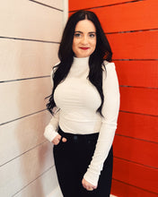 Load image into Gallery viewer, MADE FOR LAYERING MOCK NECK TOP - WHITE (L)
