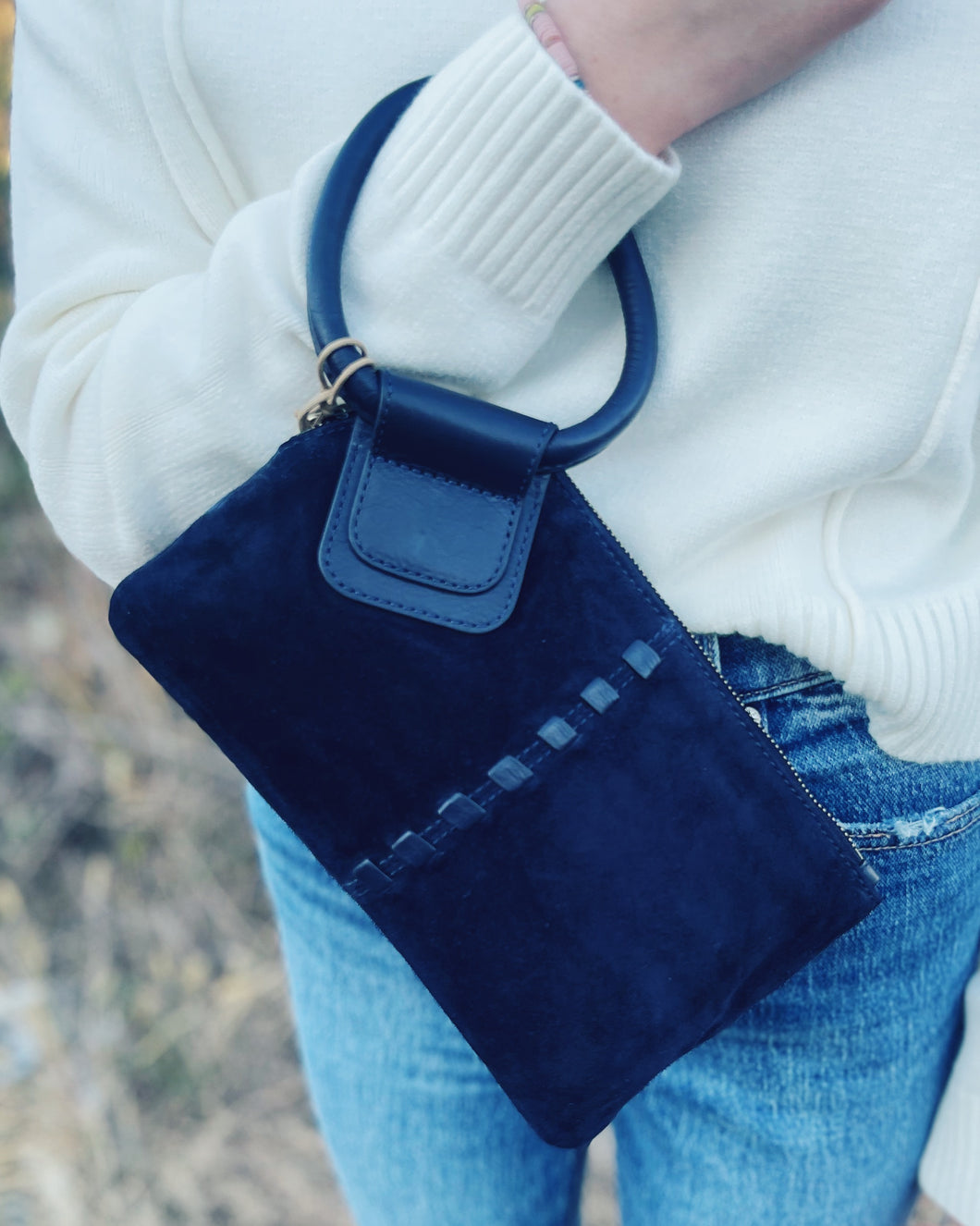 HOBO: SABLE WRISTLET - NAVY