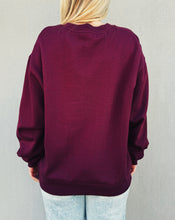 Load image into Gallery viewer, Z SUPPLY: BOYFRIEND SWEATSHIRT - MERLOT
