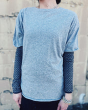 Load image into Gallery viewer, FREE PEOPLE: NINA TEE - HEATHER GREY
