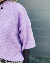 Load image into Gallery viewer, FREE PEOPLE: MARGOT SWEATER - LILAC SPELL MELANGE
