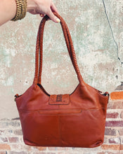 Load image into Gallery viewer, HOBO: FOUNDERY SMALL TOTE - KINDLING BROWN
