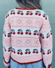 Load image into Gallery viewer, SADIE &amp; SAGE: CHERRY ON TOP SWEATER - PINK MULTI
