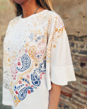 Load image into Gallery viewer, FREE PEOPLE: HEIRLOOM TEE - IVORY COMBO
